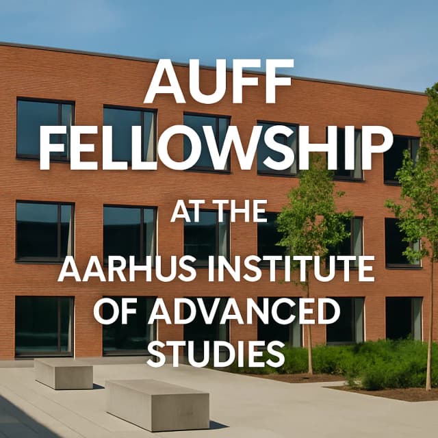 AUFF Fellowship at the Aarhus Institute of Advanced Studies