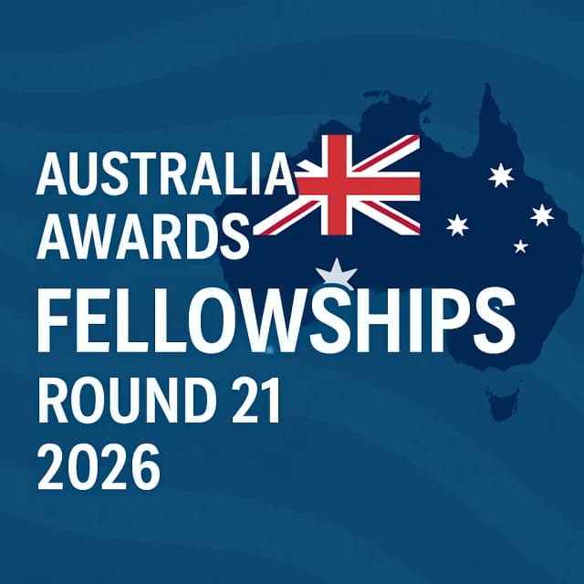 Australia Awards Fellowships Round 21 2026