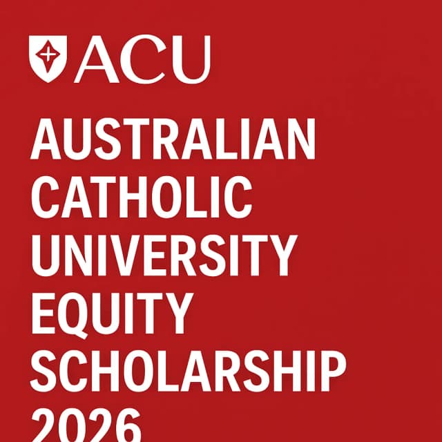 Australian Catholic University Equity Scholarship 2026