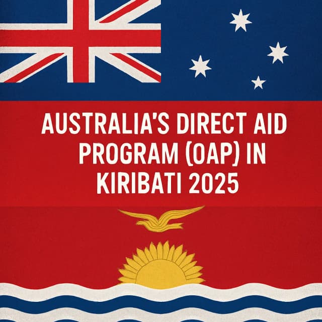 Australia's Direct Aid Program (DAP) in Kiribati 2025