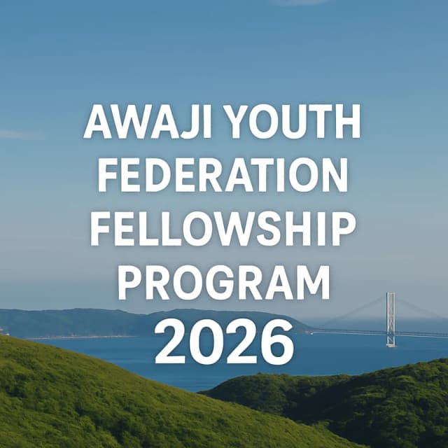 Awaji Youth Federation Fellowship Program 2026