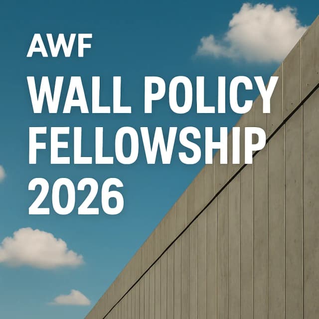 AWF - Wall Policy Fellowship 2026