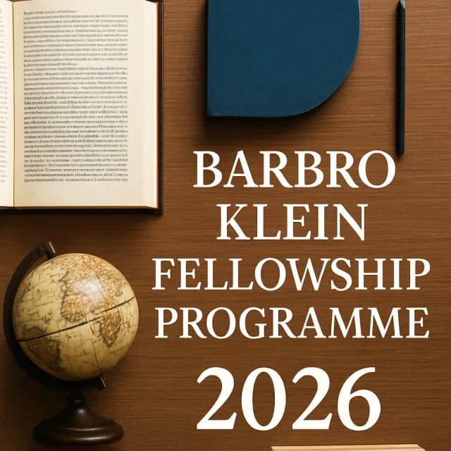 Barbro Klein Fellowship Programme 2026