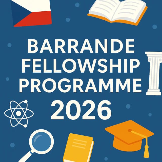 Barrande Fellowship Programme 2026