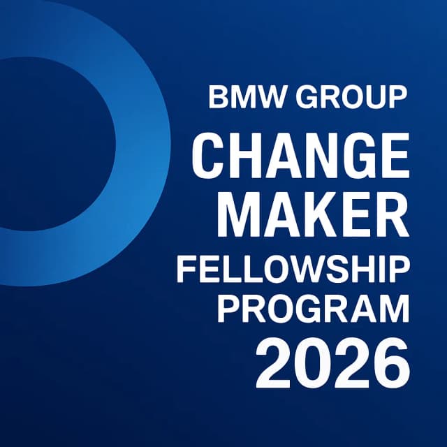 BMW Group Change Maker Fellowship Program 2026