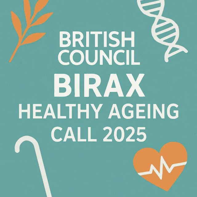British Council BIRAX Healthy Ageing Call 2025