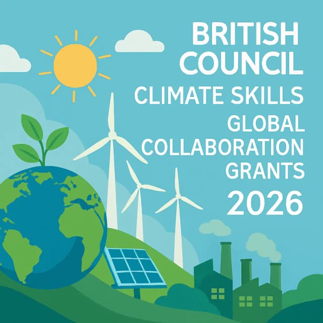 British Council Climate Skills Global Collaboration Grants 2026