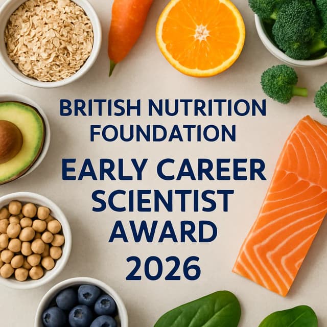 British Nutrition Foundation Early Career Scientist Award 2026
