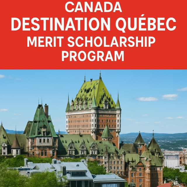 Canada Destination Québec Merit Scholarship Program