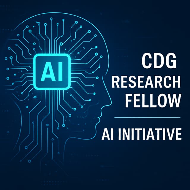 CDG Research Fellow β AI Initiative