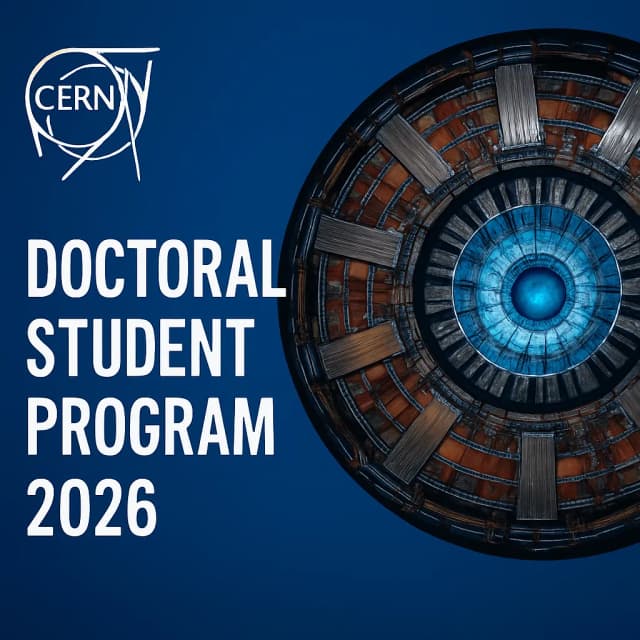 CERN Doctoral Student Program 2026