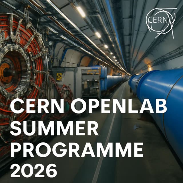 CERN Openlab Summer Programme 2026