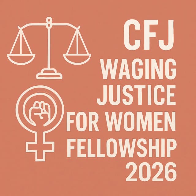 CFJ Waging Justice for Women Fellowship 2026
