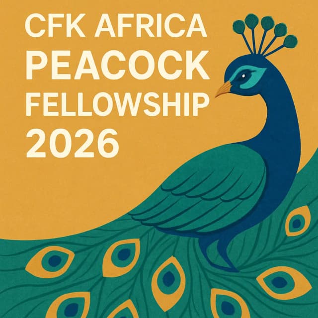 CFK Africa’s Peacock Fellowship 2026