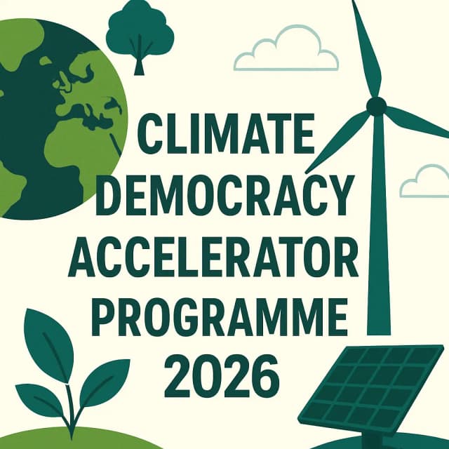 Climate Democracy Accelerator Programme 2026