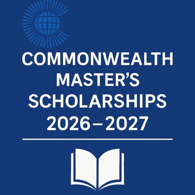Commonwealth Master's Scholarships 2026–2027