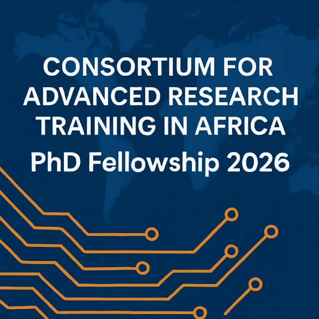 Consortium for Advanced Research Training in Africa (CARTA) PhD Fellowship 2026