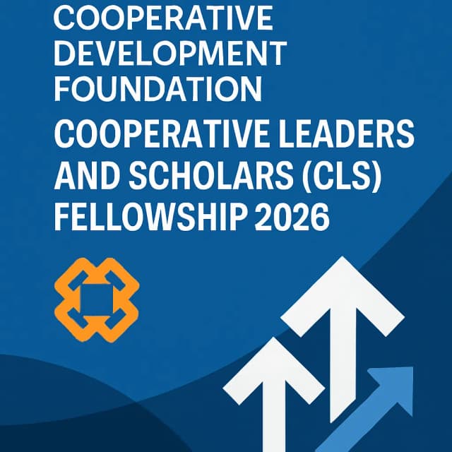 Cooperative Development Foundation - Cooperative Leaders and Scholars (CLS) Fellowship 2026