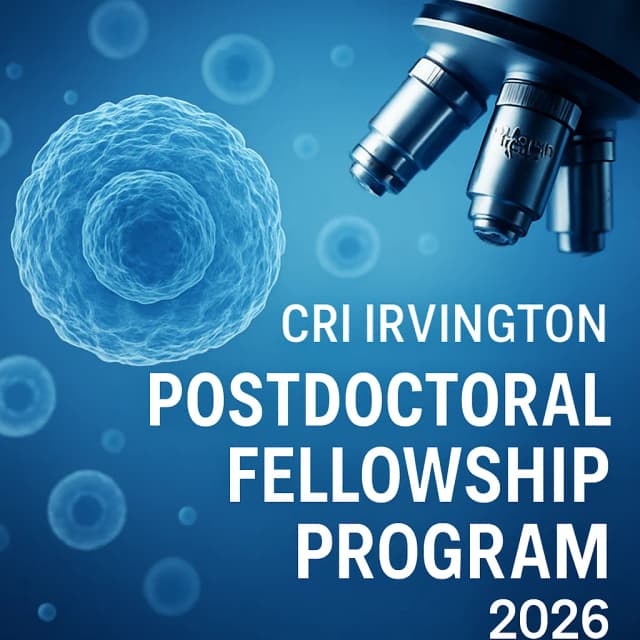 CRI Irvington Postdoctoral Fellowship Program 2026