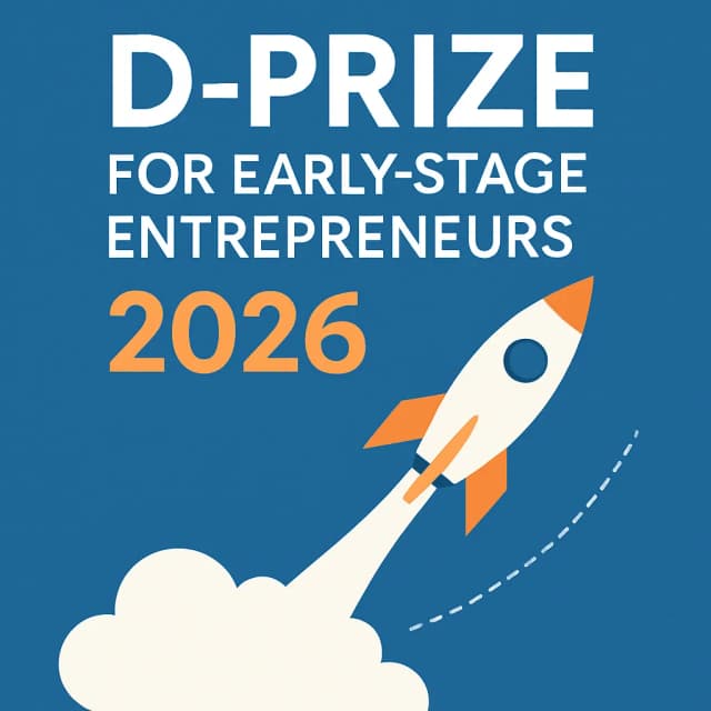 D-Prize for Early-stage Entrepreneurs 2026
