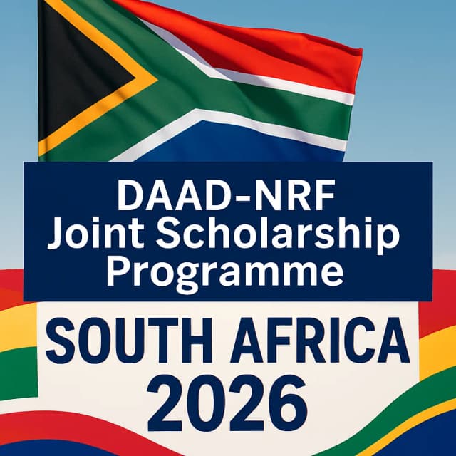 DAAD-NRF Joint Scholarship Programme South Africa 2026