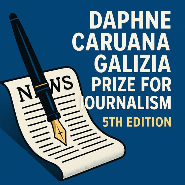 Daphne Caruana Galizia Prize for Journalism 5th Edition