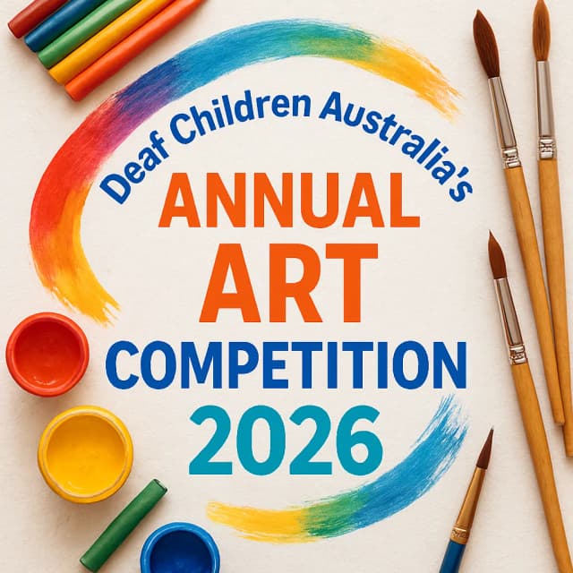 Deaf Children Australia’s Annual Art Competition 2026