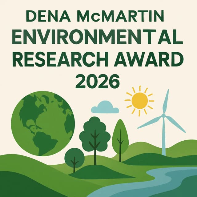 Dena McMartin Environmental Research Award 2026