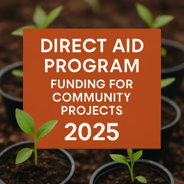 Direct Aid Program Funding for Community Projects 2025