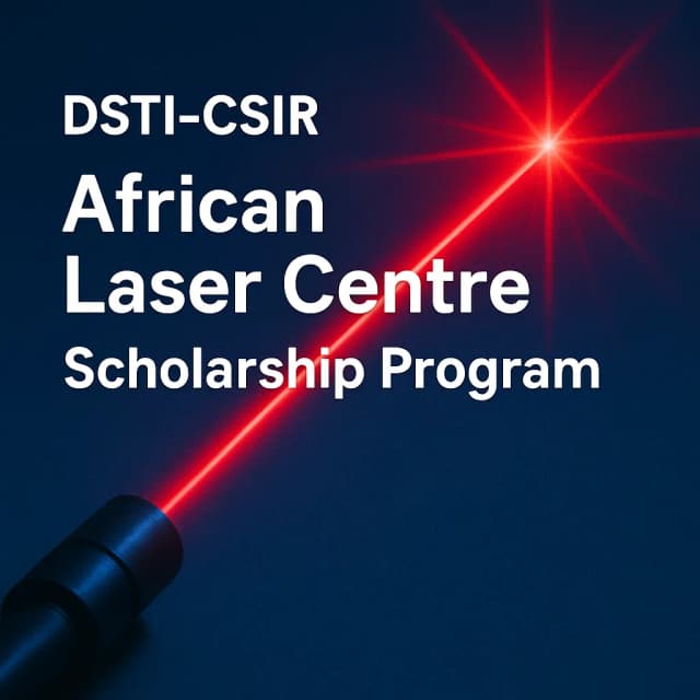 DSTI-CSIR African Laser Centre Scholarship Program