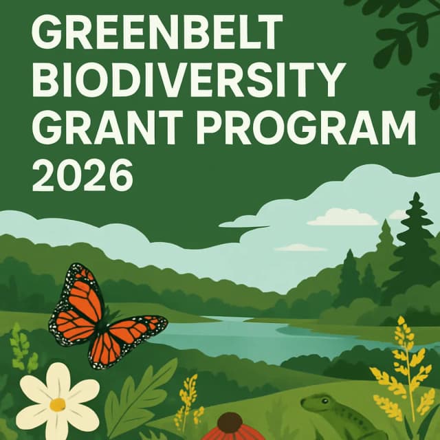 EcoSchools Canada Greenbelt Biodiversity Grant Program 2026