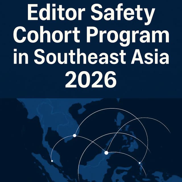 Editor Safety Cohort Program in Southeast Asia 2026