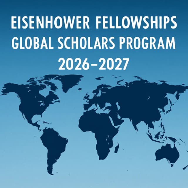 Eisenhower Fellowships Global Scholars Program 2026-2027