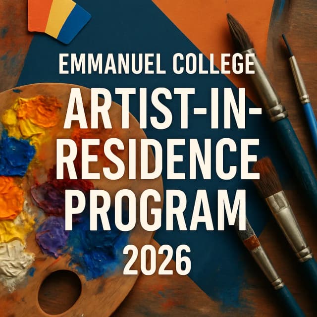 Emmanuel College Artist-in-Residence Program 2026