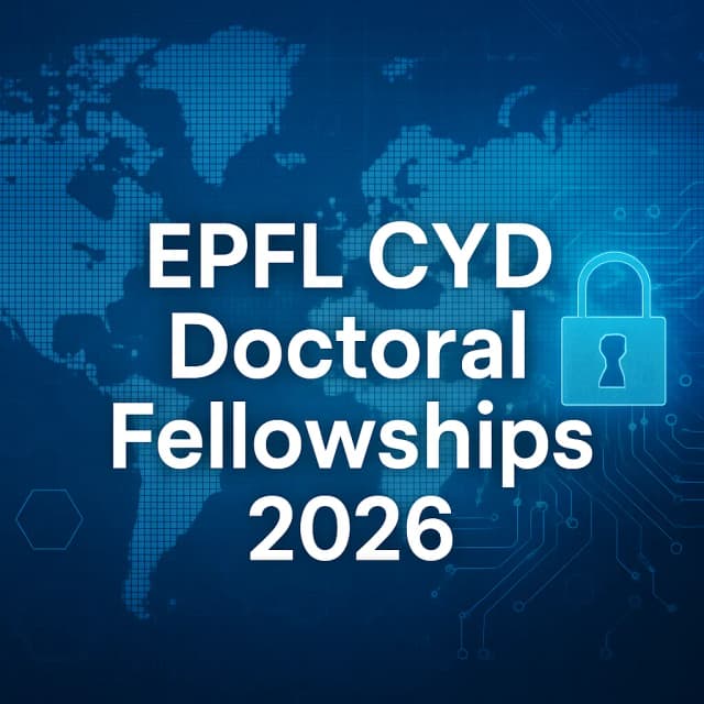 EPFL CYD Doctoral Fellowships 2026
