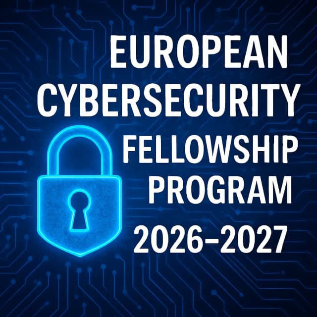 European Cybersecurity Fellowship Program 2026-2027