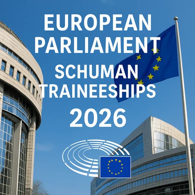 European Parliament Schuman Traineeships 2026