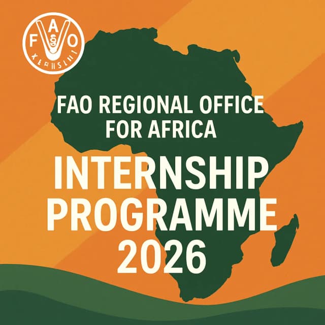FAO Regional Office for Africa Internship Program 2026