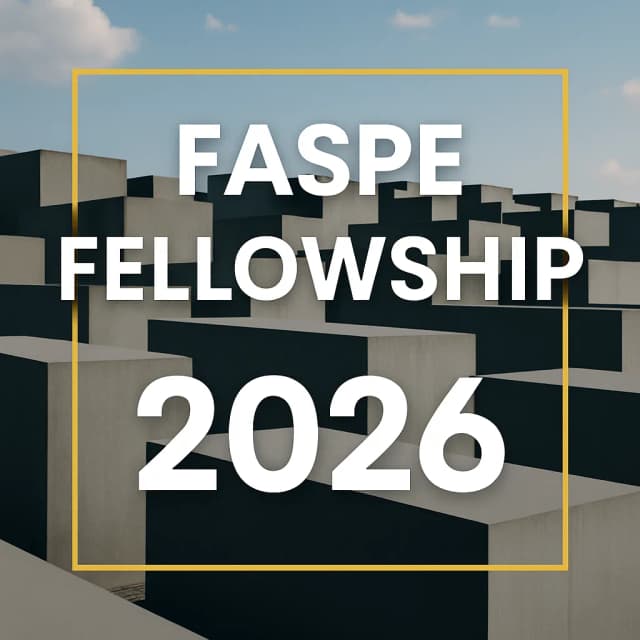 FASPE Fellowship 2026