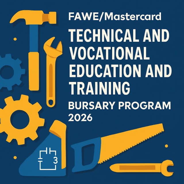 FAWE/Mastercard Technical and Vocational Education and Training Bursary Program 2026