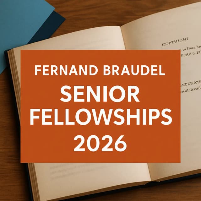 Fernand Braudel Senior Fellowships 2026