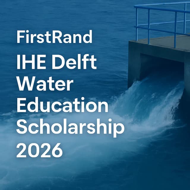FirstRand IHE Delft Water Education Scholarship 2026