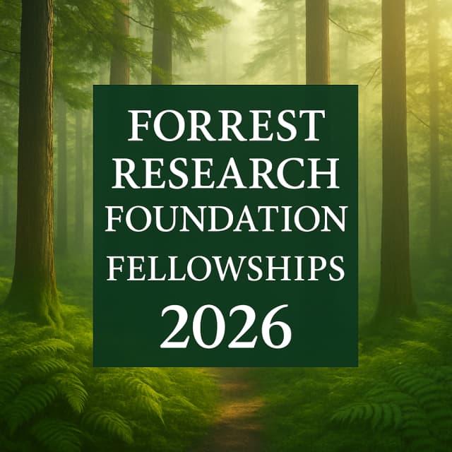 Forrest Research Foundation Fellowships 2026