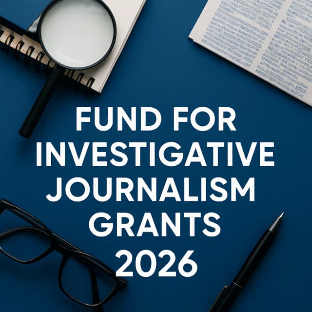 Fund for Investigative Journalism Grants 2026