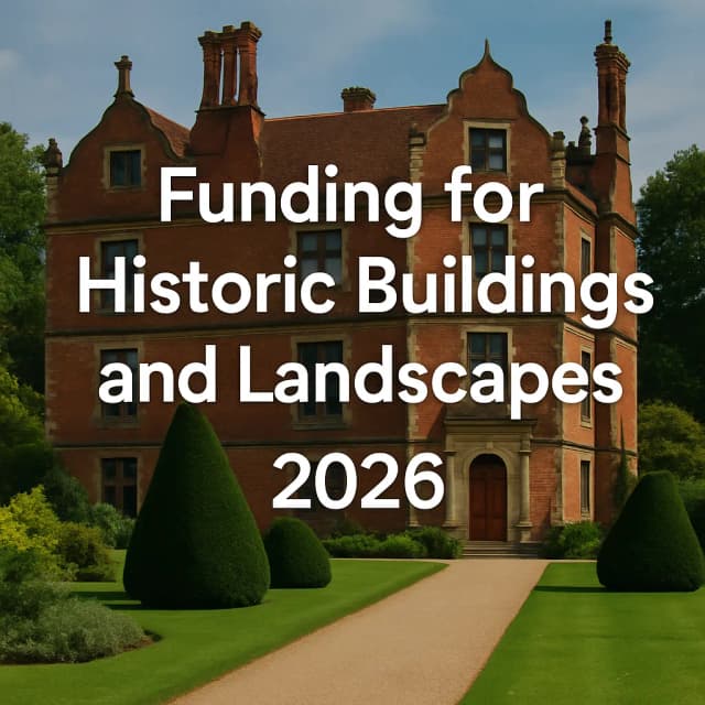Funding for Historic Buildings and Landscapes 2026