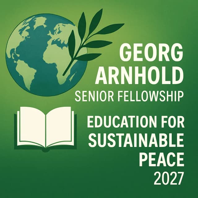 Georg Arnhold Senior Fellowship Education for Sustainable Peace 2027