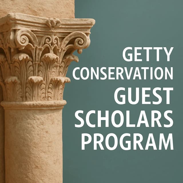 Getty Conservation Guest Scholars Program