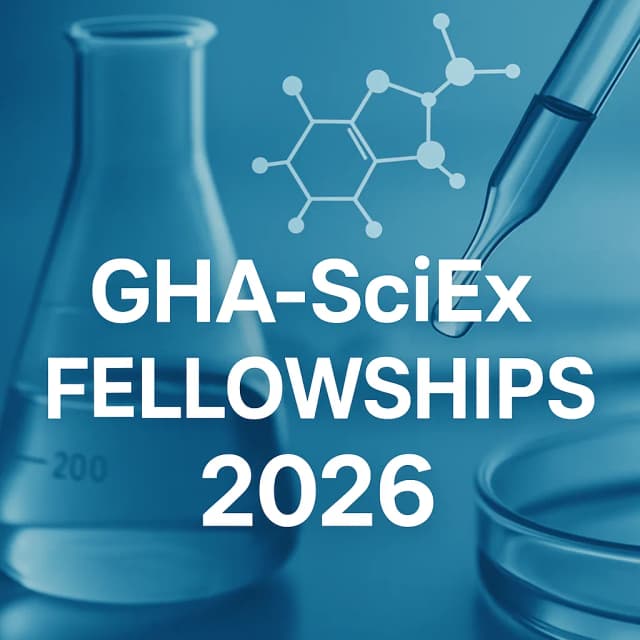 GHA -SciEx Fellowships 2026