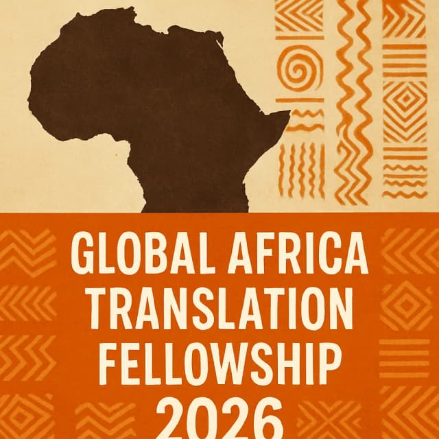 Global Africa Translation Fellowship 2026