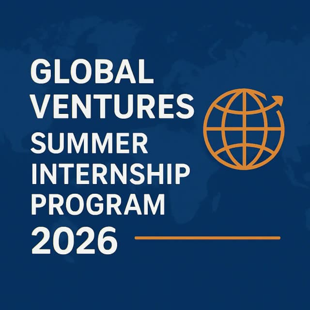 Global Ventures Summer Internship Program 2026